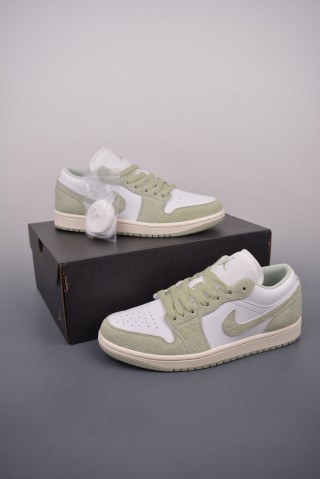 Air Jordan 1 Low 'White / Green Toe' view 5