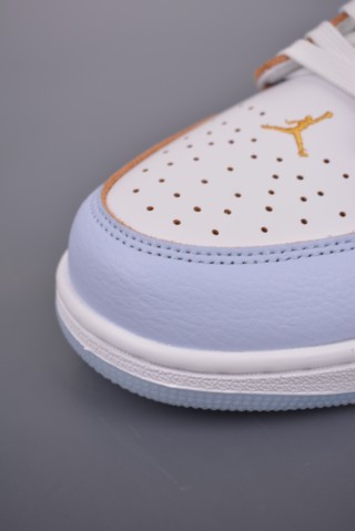 Air Jordan 1 Low 'White / Blue' view 6