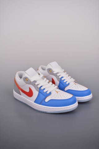Air Jordan 1 Low 'White / Blue / Red' view 1