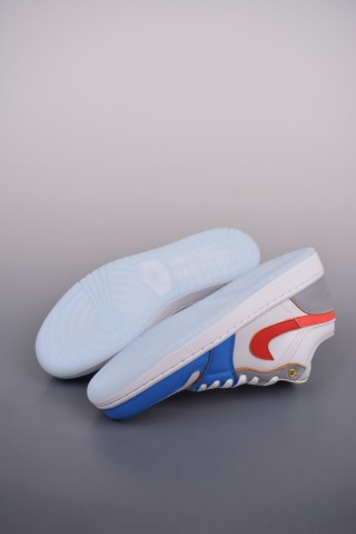Air Jordan 1 Low 'White / Blue / Red' view 3