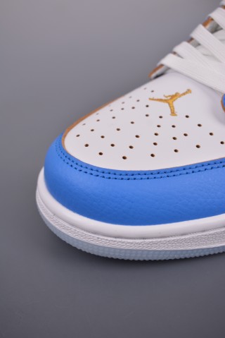 Air Jordan 1 Low 'White / Blue / Red' view 6