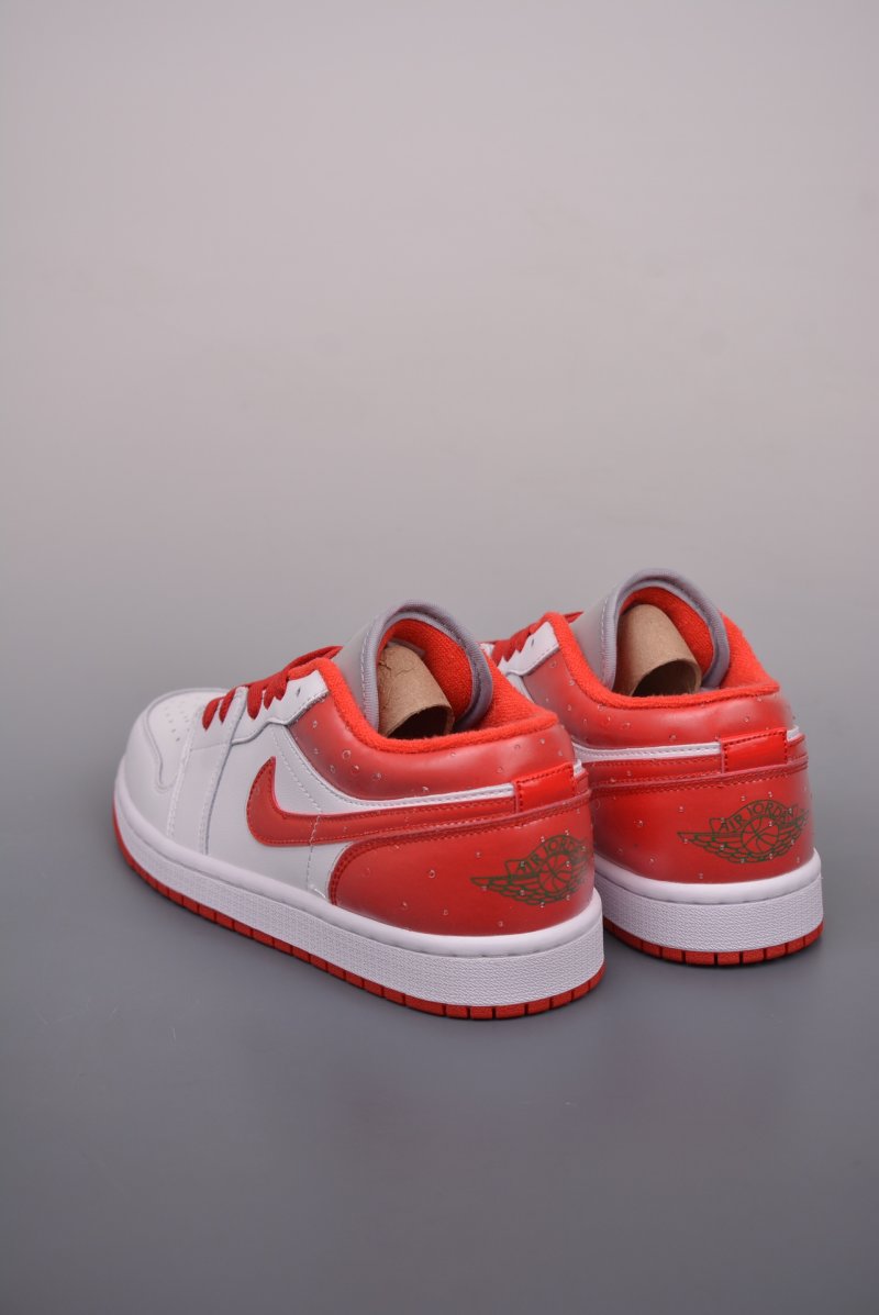 Air Jordan 1 Low 'White / Red' view