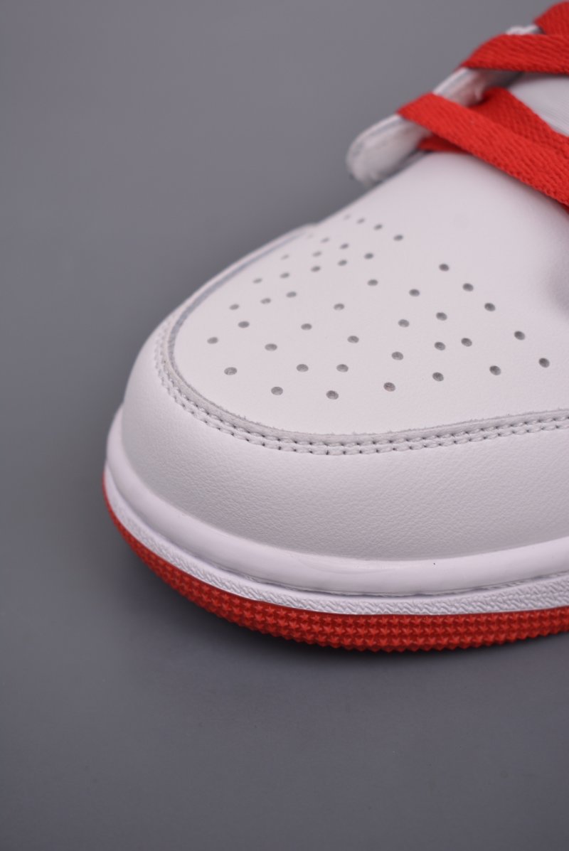 Air Jordan 1 Low 'White / Red' view
