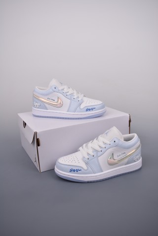 Air Jordan 1 Low 'Icy' view 5