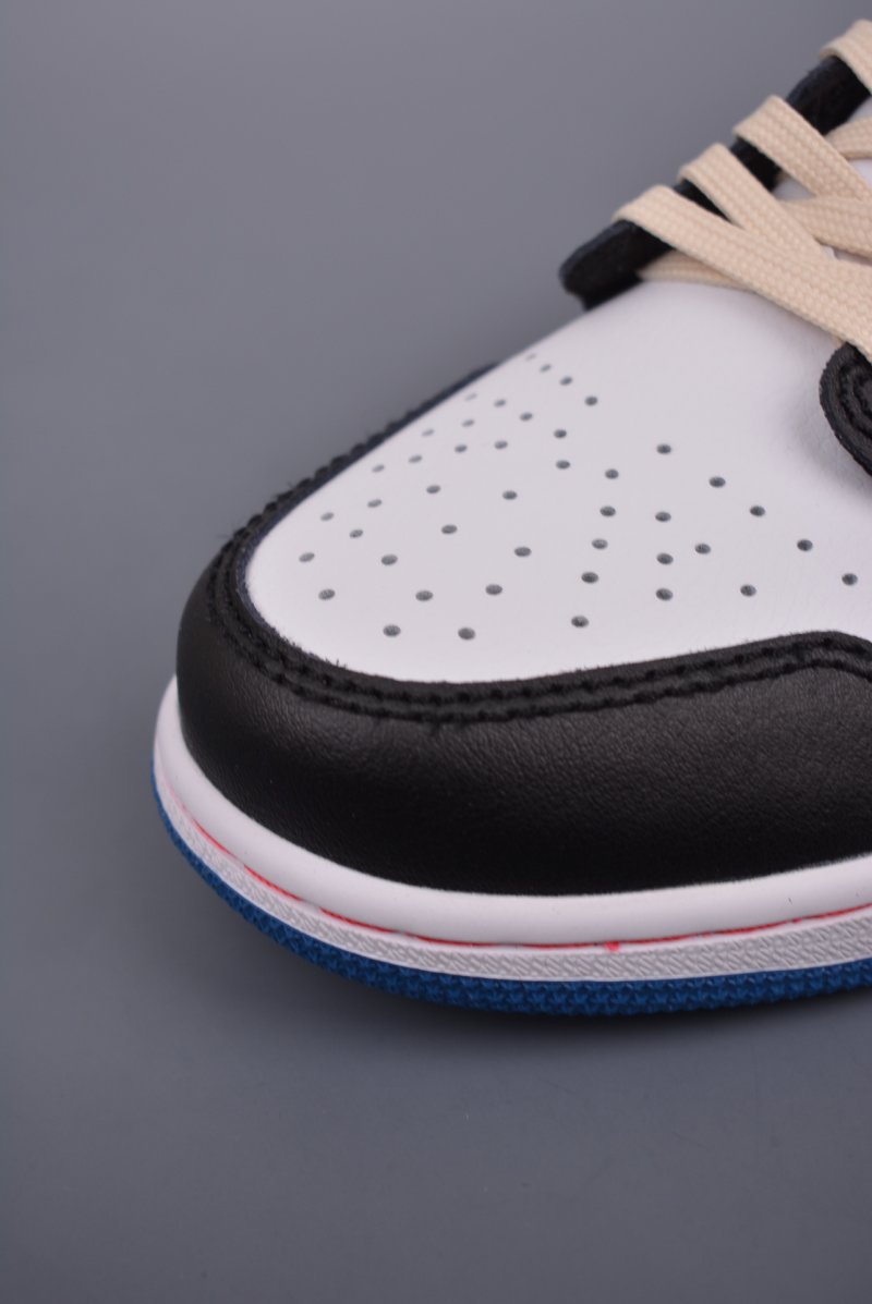 Air Jordan 1 Low 'Black / White / Blue' view