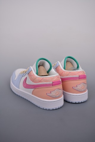Air Jordan 1 Low 'Beige / Pink' view 2