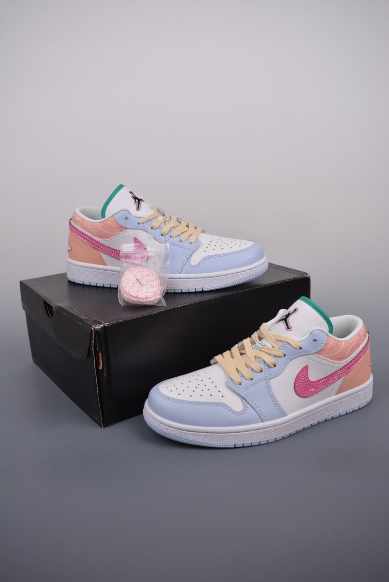 Air Jordan 1 Low 'Beige / Pink' view