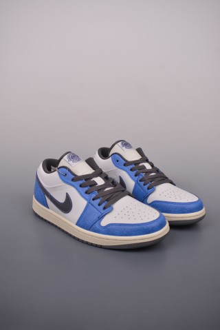 Air Jordan 1 Low 'Blue / White / Black' view 1