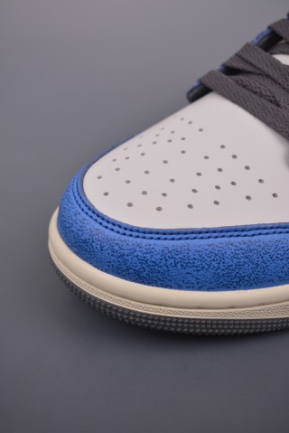 Air Jordan 1 Low 'Blue / White / Black' view 6