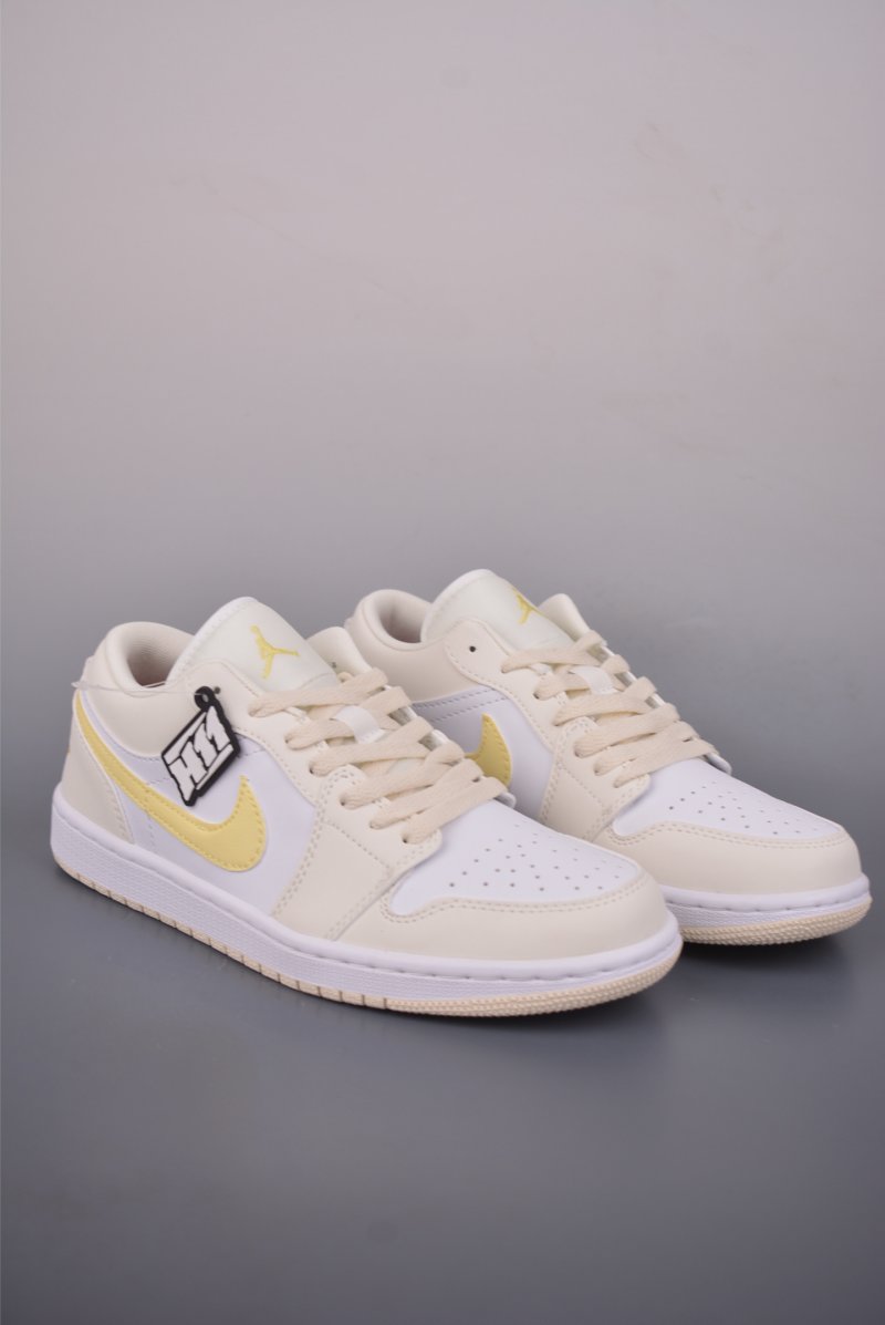 Air Jordan 1 Low 'White / Yellow'