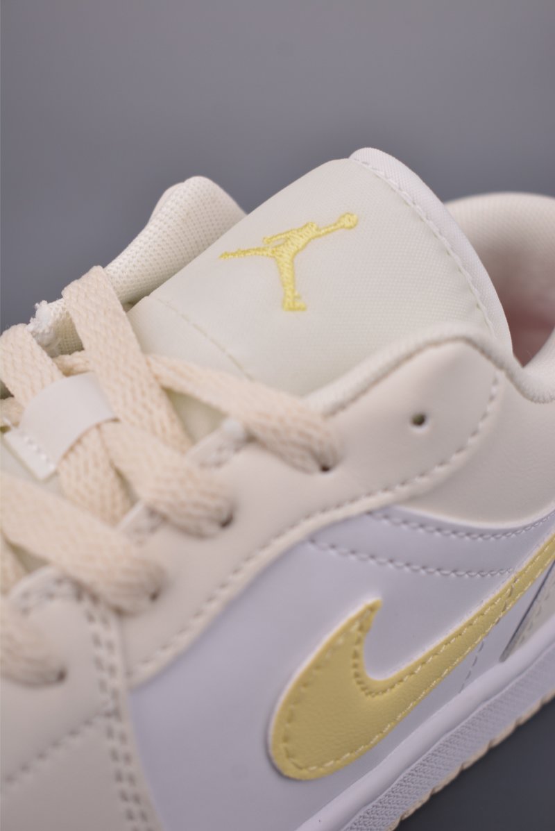 Air Jordan 1 Low 'White / Yellow' view