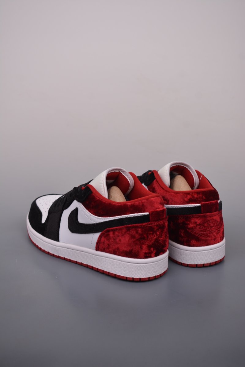 Air Jordan 1 Low 'Black / Red Velvet' view