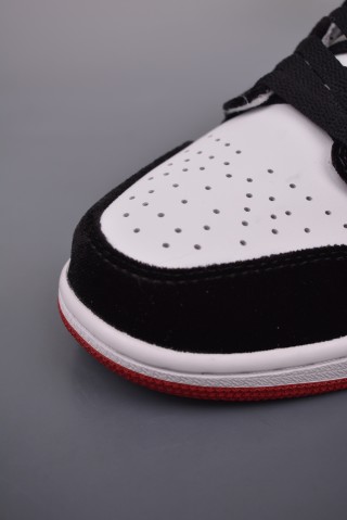 Air Jordan 1 Low 'Black / Red Velvet' view 6