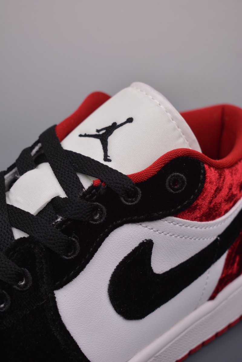 Air Jordan 1 Low 'Black / Red Velvet' view