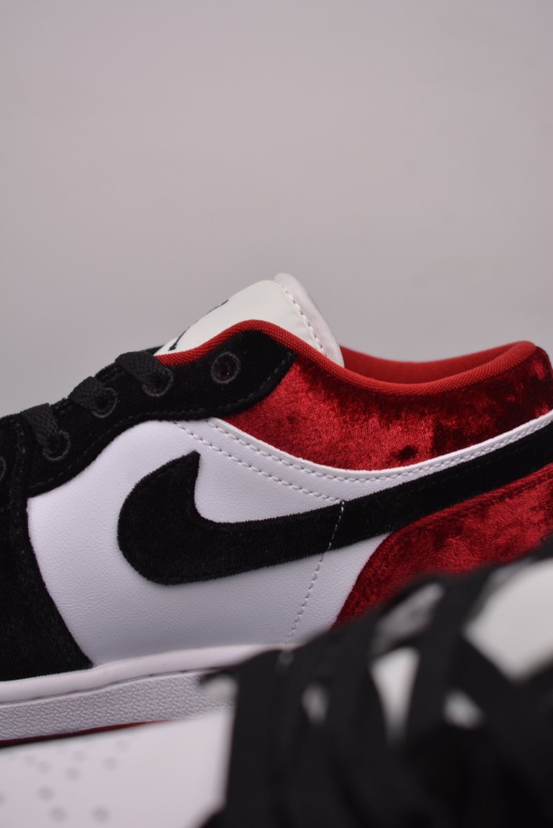 Air Jordan 1 Low 'Black / Red Velvet' view