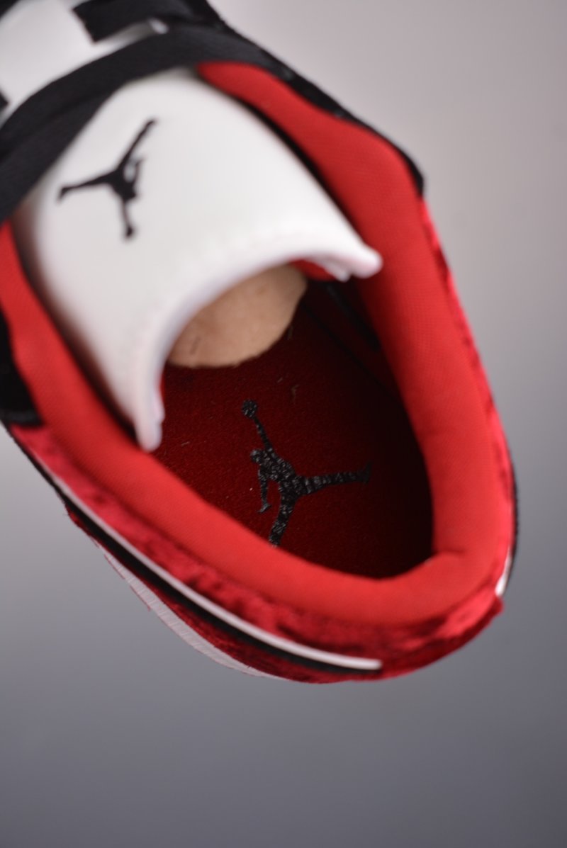Air Jordan 1 Low 'Black / Red Velvet' view