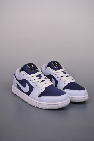 Air Jordan 1 Low 'White / Blue' view 1