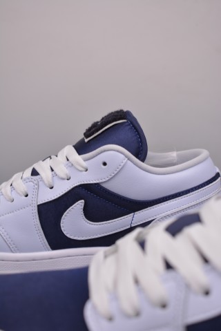 Air Jordan 1 Low 'White / Blue' view 8