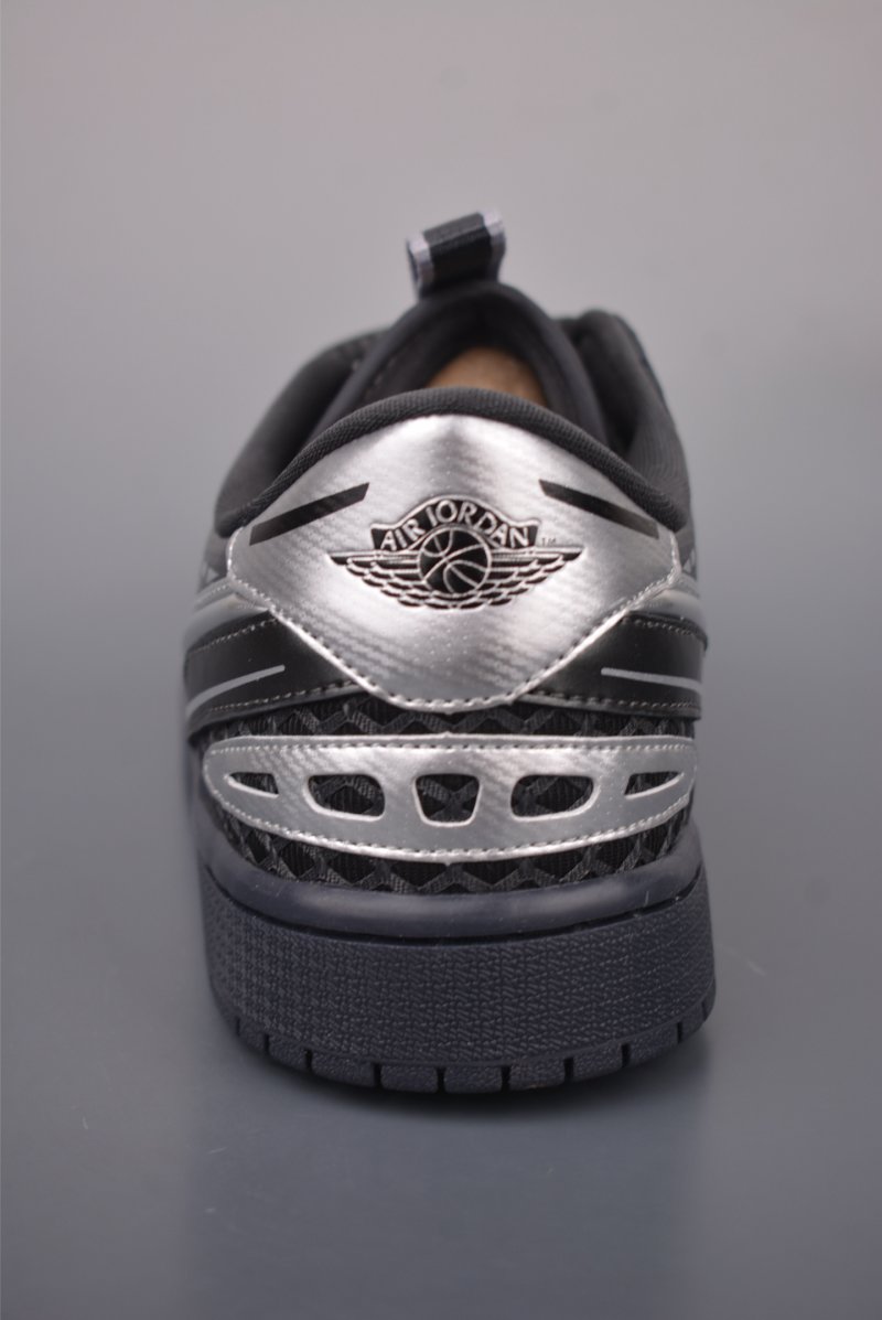 Air Jordan 1 Low 'Grey / Black / Silver' view
