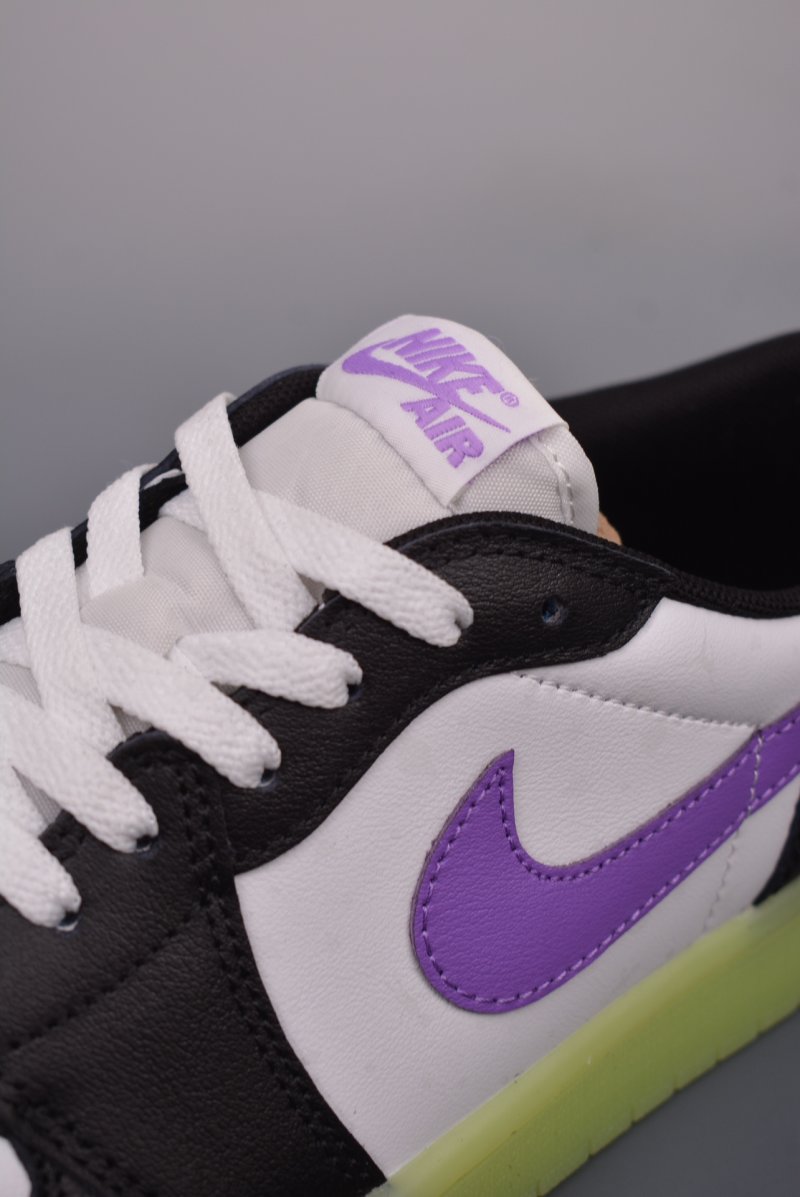 Air Jordan 1 Low 'Yellow / White / Purple' view