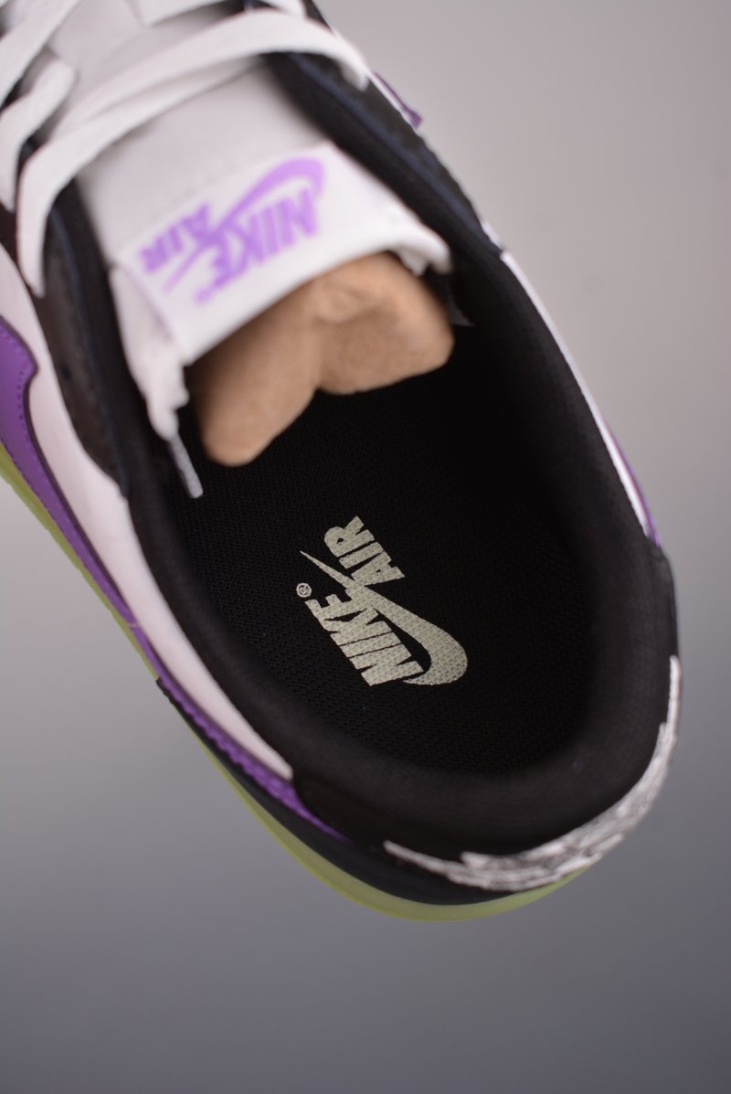 Air Jordan 1 Low 'Yellow / White / Purple' view