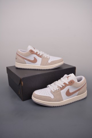 Air Jordan 1 Low 'Cream / Brown' view 5