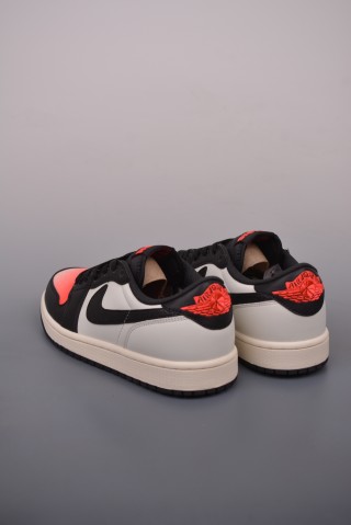 Air Jordan 1 Low 'Black / Red Gradient' view 2