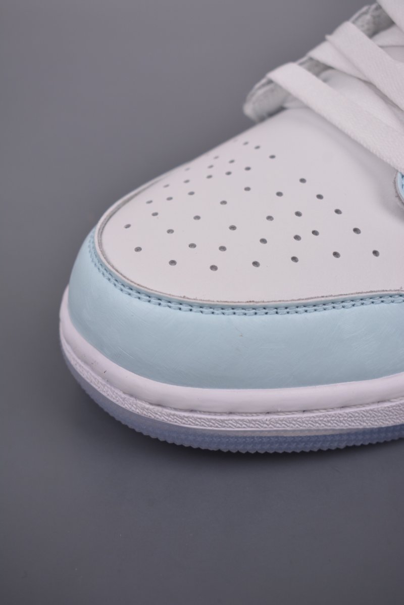 Air Jordan 1 Low 'White / Blue Quicksand' view