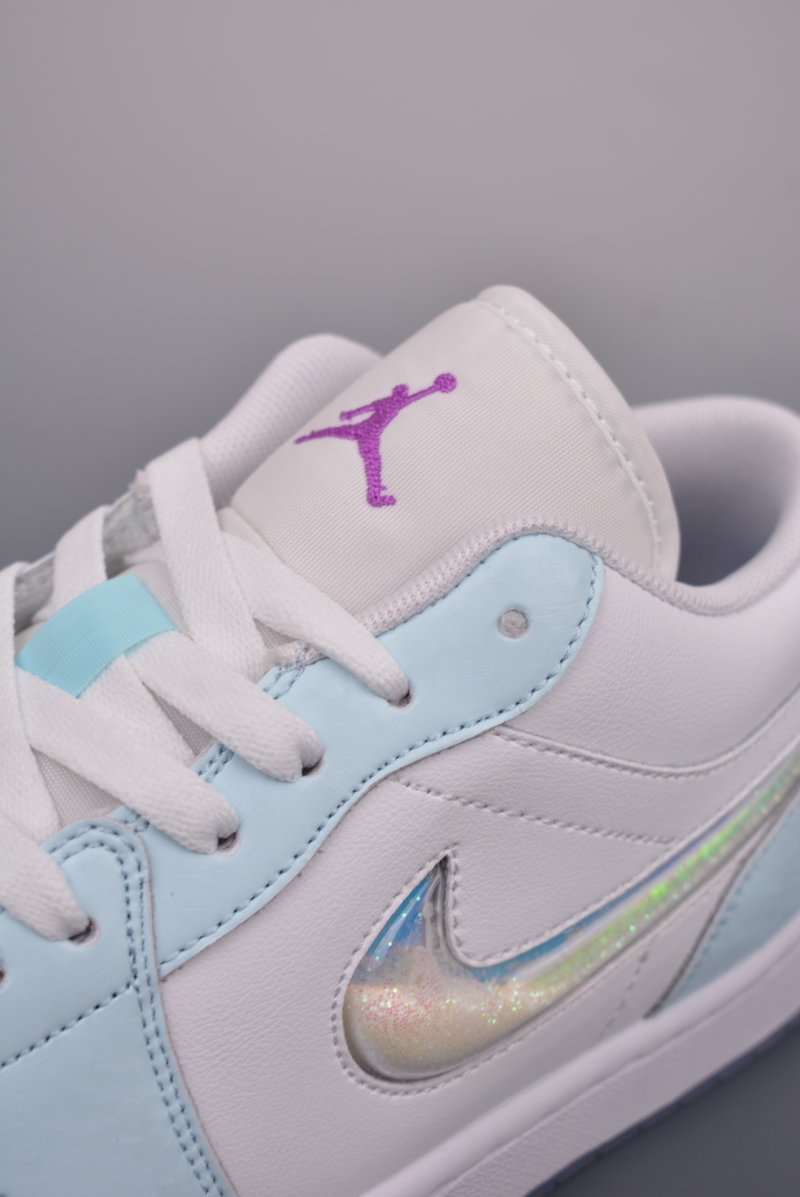 Air Jordan 1 Low 'White / Blue Quicksand' view