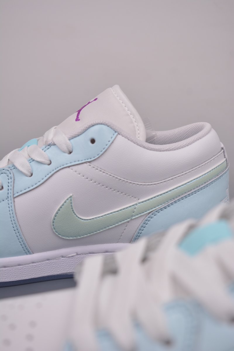 Air Jordan 1 Low 'White / Blue Quicksand' view