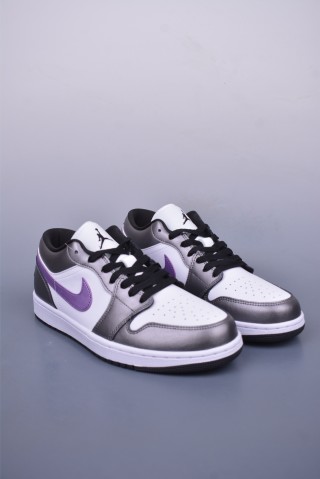 Air Jordan 1 Low 'Purple / Black' view 1