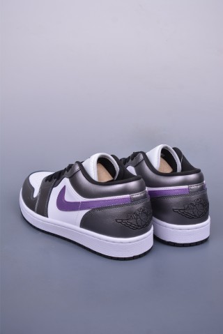 Air Jordan 1 Low 'Purple / Black' view 2