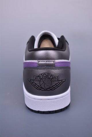Air Jordan 1 Low 'Purple / Black' view 4