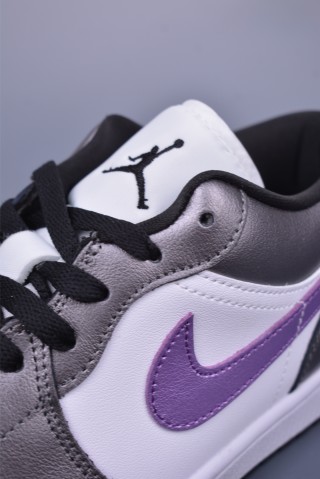 Air Jordan 1 Low 'Purple / Black' view 7
