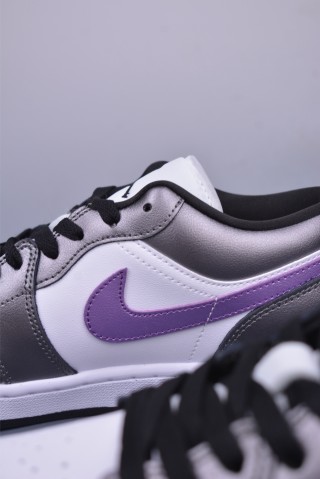 Air Jordan 1 Low 'Purple / Black' view 8