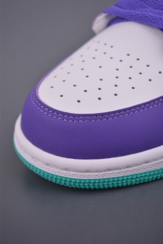 Air Jordan 1 Low 'White / Purple' view 6