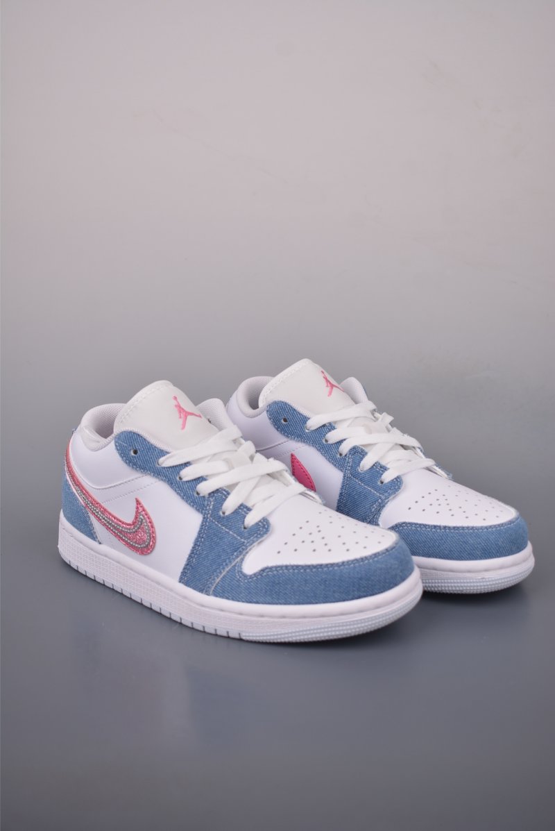 Air Jordan 1 Low 'Blue / Pink'
