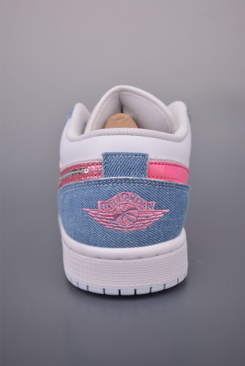 Air Jordan 1 Low 'Blue / Pink' view