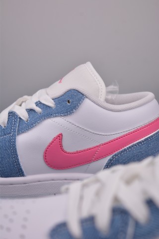 Air Jordan 1 Low 'Blue / Pink' view 8