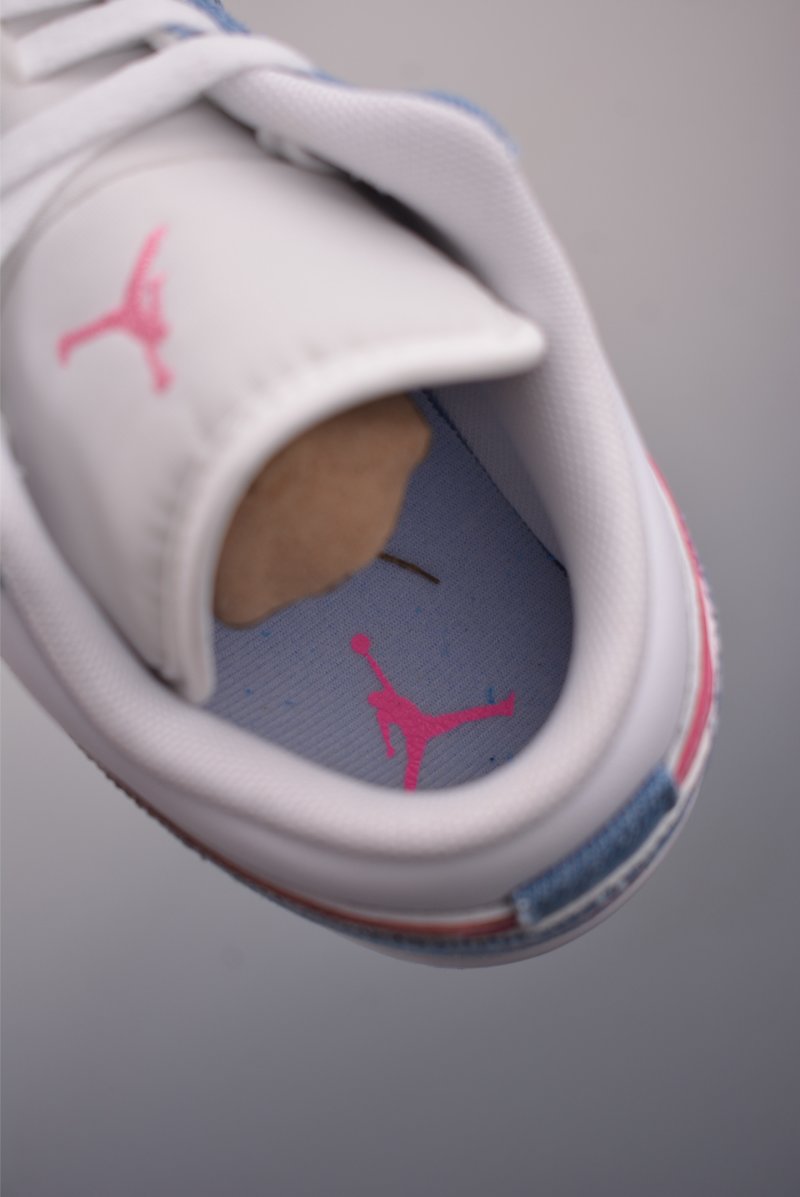 Air Jordan 1 Low 'Blue / Pink' view