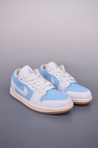Air Jordan 1 Low 'Blue / White Denim' view 1