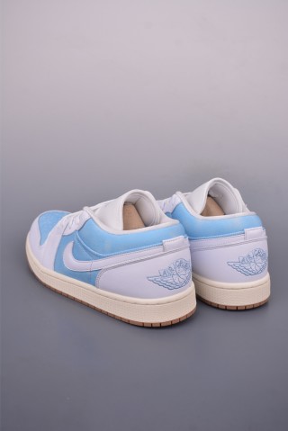 Air Jordan 1 Low 'Blue / White Denim' view 2