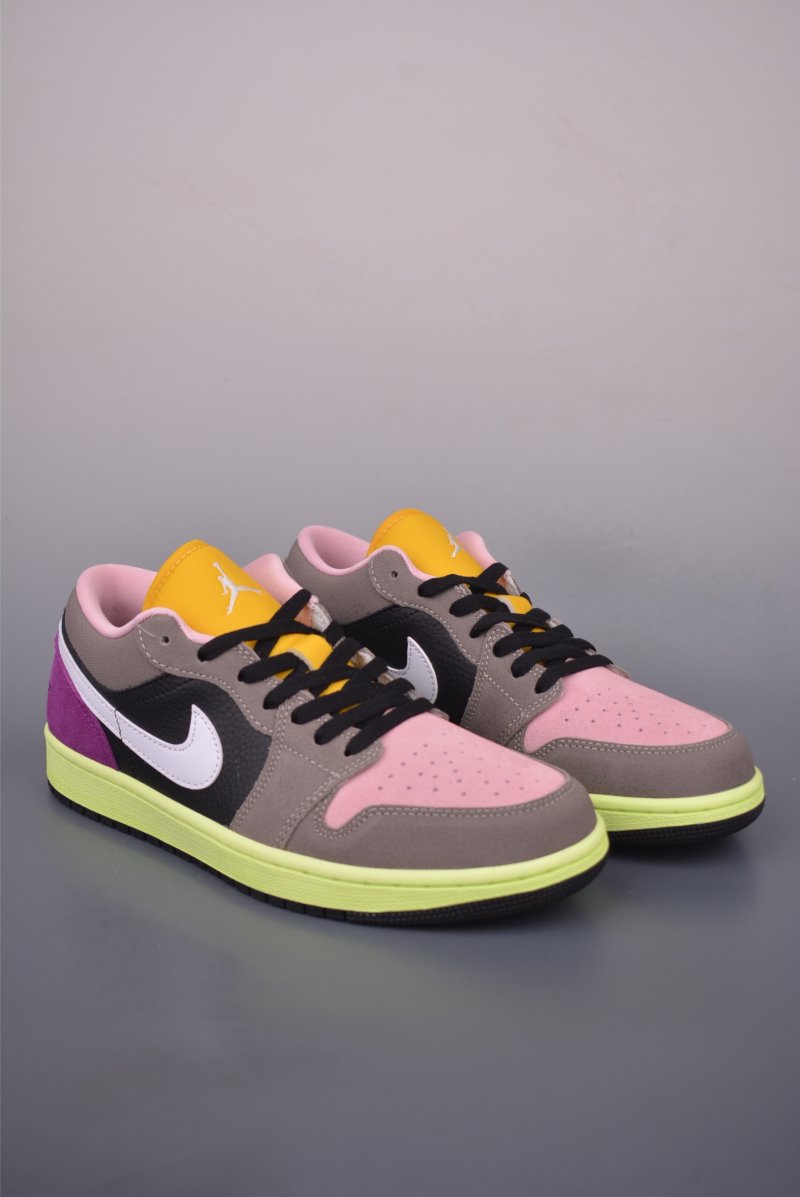 Air Jordan 1 Low 'Pink / Purple / Brown'