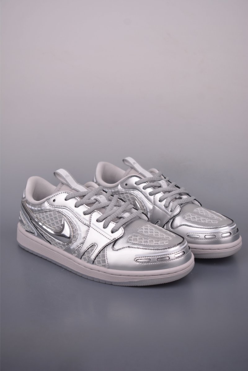 Air Jordan 1 Low 'White / Silver'
