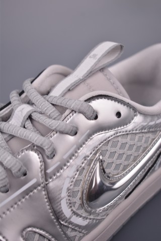 Air Jordan 1 Low 'White / Silver' view 7