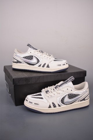 Air Jordan 1 Low 'Technical White' view 5