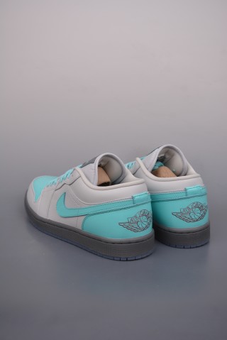 Air Jordan 1 Low 'Grey / Blue' view 2