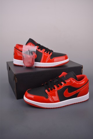 Air Jordan 1 Low 'Black / Red' view 5