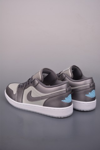 Air Jordan 1 Low 'Silver / Grey' view 2