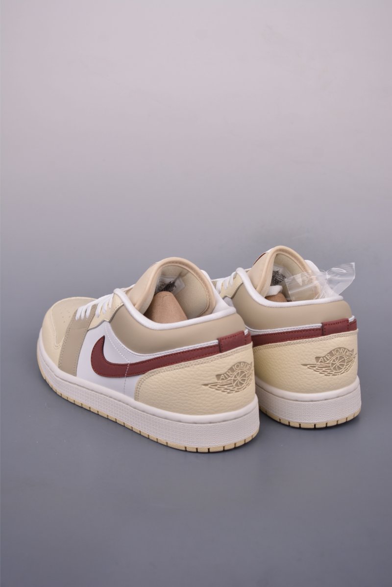 Air Jordan 1 Low 'Rice White / Red' view